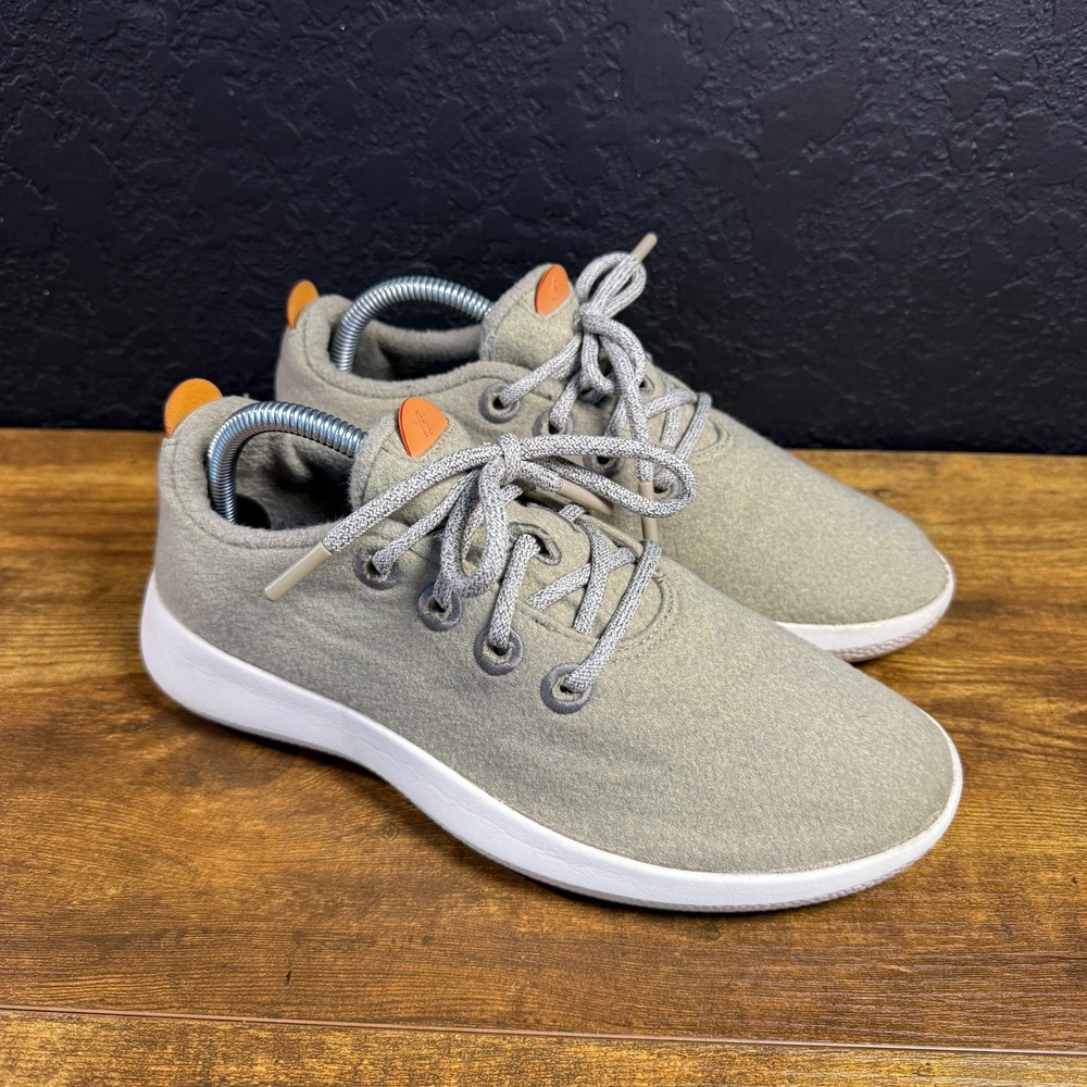 Allbirds Wool Runner Mizzle WR1W9 Grey Merino Wool Sneakers Womens Size 9